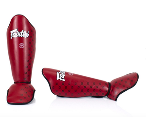 Espinilleras de Cuero Personalizadas Fairtex para Kick Boxing, MMA, Muay Thai - Protección Profesional, Ligeras - Product Image 5