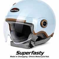Casque de moto ouvert unisexe de haute qualité, durable, personnalisé, en matériau ABS haute résistance, pour la conduite en toutes saisons