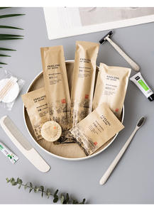 Ensemble de pantoufles d'hôtel de luxe et de produits d'accueil – Pantoufles en coton premium avec <span class=keywords><strong>kit</strong></span> de toilette pour la maison et la salle de bain, personnalisable avec votre logo - Product Image 6