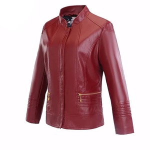 Streetwear Customized <b>Men's</b> PU <b>Leather</b> Loose Fit Plus Size Turn-Down Nonwoven Finished Garment Dyed <b>Jacket</b> - Product Image 3