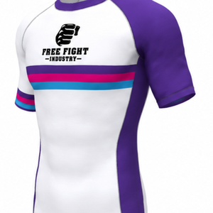 Ventes en gros de t-shirts de compression à manches courtes pour la salle de sport, t-shirts personnalisés sublimés pour le BJJ, t-shirts de protection pour hommes pour le MMA - Product Image 5