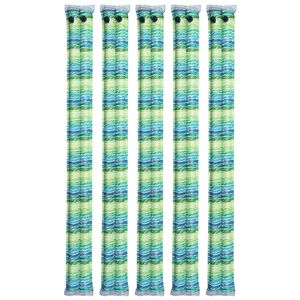 Couverture de piscine à double chambre de 8 pieds avec bandes réfléchissantes, 5 packs de sacs de plomb en PVC de 0,3 mm d'épaisseur, bobines de couverture de piscine réfléchissantes de 0,3 mm - Product Image 1