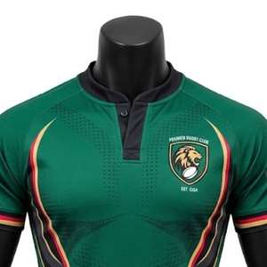Camiseta de Rugby a Precio de Fábrica, Logotipo Personalizado, Ropa Deportiva Ligera para Equipos de Club, Sesiones de Práctica y Pedidos de Uniformes al por Mayor - Product Image 5