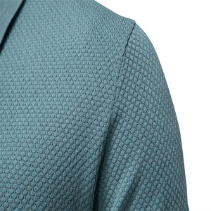 Chemise polo pour homme à col rabattu, respirante, couleur unie, décontractée, légère, manches courtes, pour l'été - Product Image 5