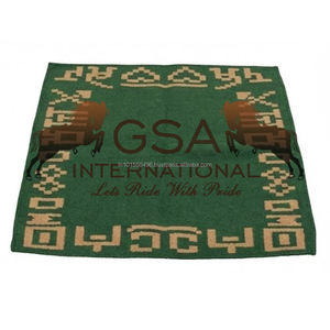 Manta de Silla de Montar Occidental Hecha a Mano, 100% Lana de Nueva Zelanda, 34 x 36, Personalizada - Product Image 3