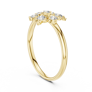 White 18K Gold Classic Wedding Engagement <b>Ring</b> for Women & <b>Men</b> IGI Certified Diamond Fashion Jewelry - Product Image 5