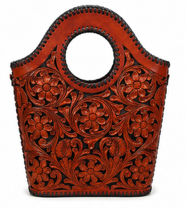 Bolso Tote de Playa Nacional de Cuero Genuino Hecho a Mano de Primera Calidad para Mujer, Bolso de Hombro de Diseño Artesanal - Product Image 1