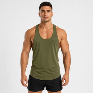 Breathable <b>Mesh</b> Fabric Ribbed Neckline Trim Ribbed Tank <b>Top</b> Blank Plain No Logo Private Label Wholesale For Basketball Fitness - Product Image 4