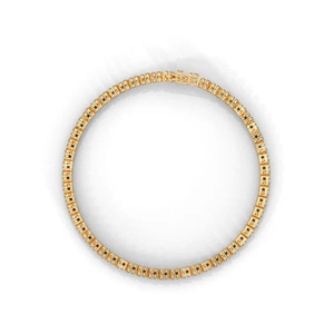 White Gold Round S925 Silver Natural IGI Certified Diamond Prong-<b>Set</b> Round Brilliant Cut Tennis Link <b>Bangle</b> Wedding Gift - Product Image 2