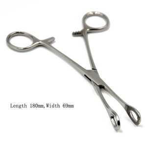 Surgical Steel Opening Closing Needle Ball Clamp <b>Plier</b> Different Open Shape Tweezers Piercing Professional Instrument <b>Set</b> - Product Image 5