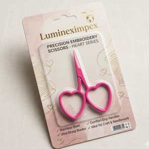 Little Love Scissors Mini Embroidery Sharp Stainless Steel Hair Cutting Tools Colorful Heart Handle Short Blade - Product Image 6