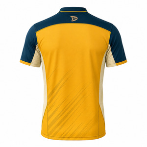 เสื้อคริกเก็ตระดับพรีเมียมสำหรับผู้ชาย เสื้อแข่งขันโพลีเอสเตอร์น้ำหนักเบา โลโก้สั่งทำได้ ระบายอากาศได้ดี ชุดกีฬาสำหรับทีม - Product Image 3
