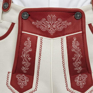 Costume bavarois en cuir pour homme OEM avec logo personnalisé – Costume en cuir pour l'Oktoberfest avec broderie – Fabrication en gros - Product Image 4