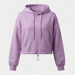 Sudadera con Capucha Extra Grande para Mujer, Estilo Vintage, Lavada, con Tinte Tie Dye, Lavado Ácido, de Algodón Grueso, Felpa Francesa, Prendas Premium - Product Image 1