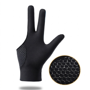 Guante de Billar de Nailon Ligero de Alta Calidad al por Mayor para Snooker, Alta Elasticidad, Diseño Duradero de Tres Dedos - Product Image 3