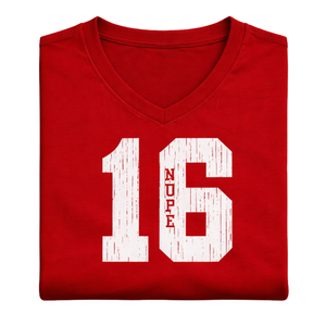 T-shirt à col en V Kappa Alpha Psi numéro 16, vêtements de fraternité grecque avec motif audacieux, confort premium et coupe élégante - Product Image 6