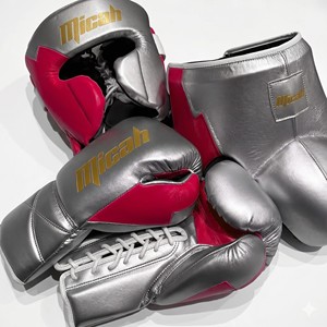 Set de Boxeo Profesional 2026 de Cuero Vacuno Genuino Premium, Guantes de MMA con Cordones para Adultos, Alta Calidad, Absorben la Humedad - Product Image 2