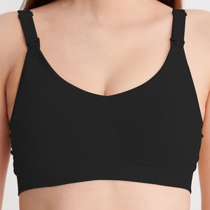 Bmama Women's Wireless Sports <b>Bra</b> Full Cup Seamless Racerback Adjustable Straps Breathable Spandex Polyester Summer Wear - Product Image 5