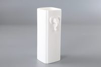 Vase en porcelaine en forme de tête d'éléphant, récipient à fleurs en céramique de 7,5 cm pour la décoration intérieure et l'agencement du salon