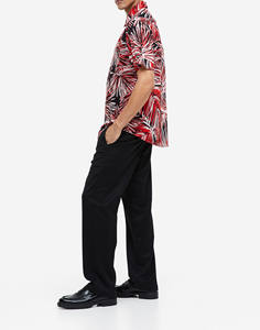 Chemises décontractées pour hommes en coton 100% de haute qualité, confortables pour l'été, à manches courtes, avec poche boutonnée, chemise décontractée - Product Image 2