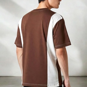 Camiseta Oversize de Estilo Urbano para Hombre, Corte Holgado, 100% Algodón Tejido, Transpirable, a la Moda, Informal, para Uso Diario y Actividades al Aire Libre - Product Image 3