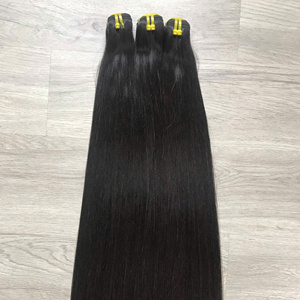 Precio al por mayor 100% Raw Virgin Vietnamita Humano Encaje Peluca Trama Hueso Recto Color Natural Super Doble Extensiones de cabello - Product Image 6