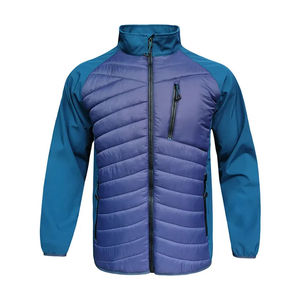 Customized High Quality Purple Thick Down <b>Jacket</b> Zipper Button <b>Jacket</b> Winter <b>Crop</b> Coat Men Hooded <b>Jacket</b> for Men - Product Image 1