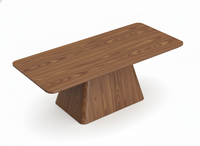 Table basse moderne pliable et gonflable en bois de caoutchouc massif, écologique, pour salon, ensemble de canapés, OEM ODM personnalisé