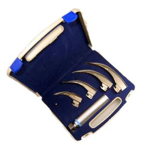 High Quality Stainless Steel Fiber <b>Optic</b> Laryngoscope Set Multiple Blades CE Certified Reusable Surgical <b>Instruments</b> Tegra - Product Image 5