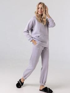 Conjunto Deportivo Informal de Dos Piezas con Estampado Elite, Sudadera con Cuello Redondo y Pantalones Jogger Unisex para Gimnasio - Product Image 3