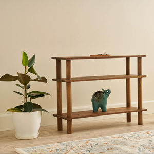 Mesa Consola de Entrada de Madera Maciza Reciclada Premium 2026, Mesa de Pasillo de Madera Hecha a Mano, Mesa de Sofá, Mueble de Entrada para Sala de Estar - Product Image 1