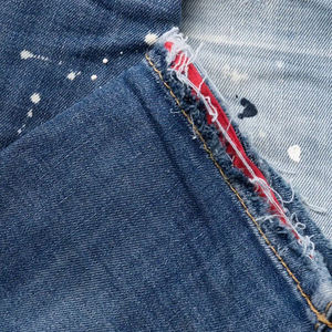 Jean ample et décontracté coupe bootcut à étoile en strass à cinq branches personnalisée, vente en gros - Product Image 2