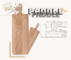 Tabla de Cortar Personalizada de Madera de Acacia y Mármol con Asa, Bloque de Cortar Personalizable con Grabado Láser - Product Image 6