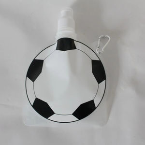 Botellas de Agua Plegables Personalizadas OEM ODM para Fútbol, Deportes y Viajes, Libres de BPA, a Prueba de Fugas, Portátiles, de Silicona - Product Image 1