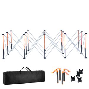 Banco da Lavoro Pieghevole Portatile 2,44 x 1,25 m, Capacità 2722 kg, Nessun Montaggio Richiesto, per Lavorazione del Legno e Macchine da Taglio - Product Image 1