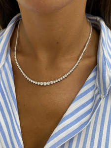 Collier en moissanite taille poire étincelante pour femme, bijoux fins, alternative au diamant - Product Image 5