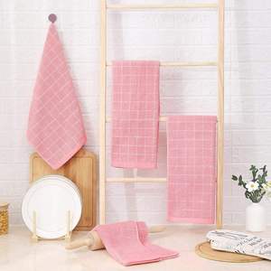 Serviettes de cuisine écologiques personnalisées de haute qualité, design tissé, super absorbantes, en coton, lavables en machine, réutilisables, résistantes à la décoloration - Product Image 4