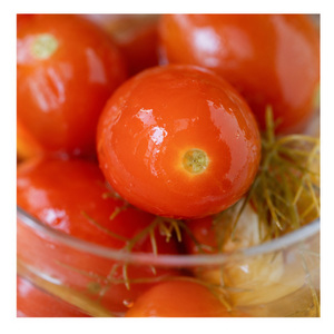 Factory In Vietnam ISO Certificated Whole <b>Pickled</b> Cherry Tomato/Whole <b>Pickled</b> Baby Tomato Packed in 720ml Mason <b>Jar</b> - Product Image 1