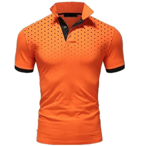 Polo homme de haute qualité pour un usage décontracté, respirant, grandes tailles, style moderne pour l'été. - Product Image 2
