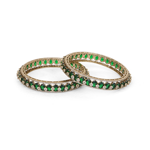 Bracelet élégant pour femme en or oxydé, design émail Meena coloré, bijoux ethniques traditionnels indiens - Product Image 2