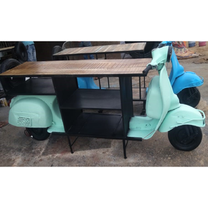 Meuble de rangement console de scooter vintage en bois, reproduction, vente en gros, export, fabricant, fournisseur - Product Image 3