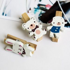 Dolce famiglia Mini clip in legno/morsetti oggetti decorativi - Product Image 3