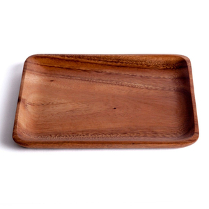 Stylish <b>plate</b> Rectangular Wooden Serving <b>Plate</b> Handmade Polished Finish Solid Color Minimalist Design Dishes & <b>Plates</b> - Product Image 1