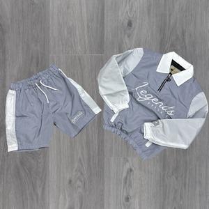 Quick Dry Quarter Zip Up <b>Long</b> Sleeve Jackets Windbreaker <b>Shorts</b> Sets Custom Logo Men Street Wear High Quality Tracksuits 2026 - Product Image 3