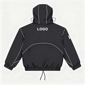 Wholesale Private Label Reflective Stripe Joggers Sets Custom logo Training Sportswear Nylon Windbreaker <b>Tracksuit</b> for Men - Product Image 3