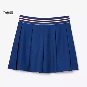 Hot Selling High Waist Lightweight <b>Athletic</b> Golf Shorts Women's Customized Pleated Tennis Dress Front Slice Slit SPORTS - Product Image 2