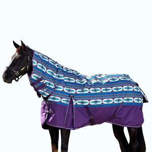 Nouvelles couvertures imperméables pour écuries de chevaux avec logo personnalisé, en tissu de coton respirant, séchage rapide, toutes saisons, pour la course, à bas prix - Product Image 1