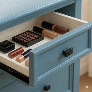 Pomo de Gabinete Moderno Curvo Cuadrado de Aleación de Zinc, Sólido, Duradero, Resistente al Óxido, Manija Minimalista para Cocina, Baño, Comedor, OEM - Product Image 5