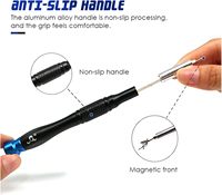 Kit de tournevis de précision multifonctionnel de 128 pièces, mini-outil de réparation pour ordinateur, téléphone, écran d'ordinateur portable, électronique