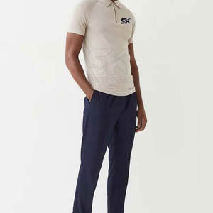 Chemises polo zippées unies pour hommes, taille personnalisée, prix bas, design confortable, créez votre propre chemise polo zippée unie pour hommes - Product Image 6